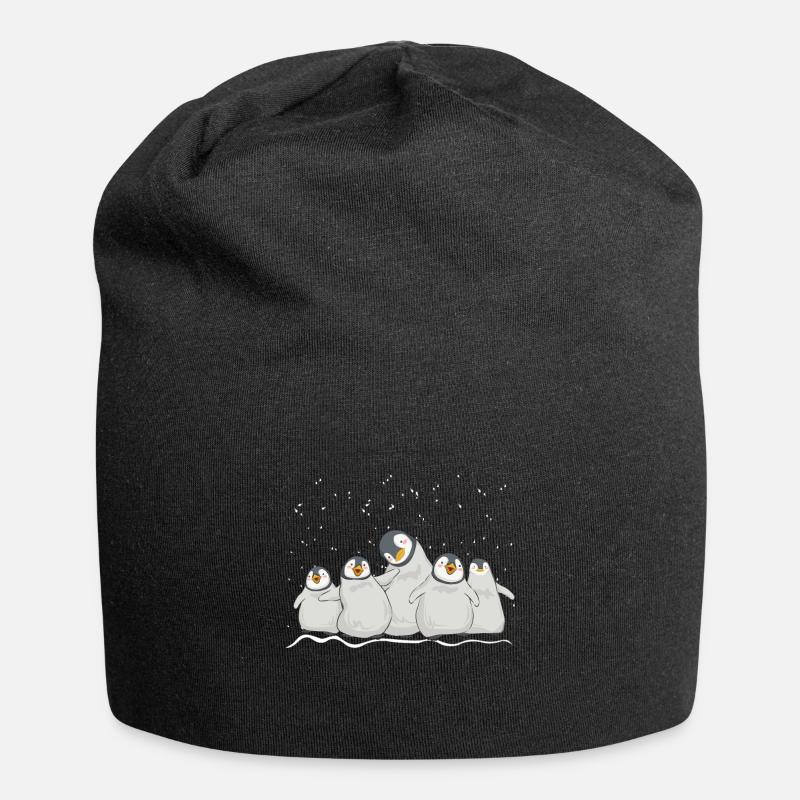 Pinguin Gemeinschaft - Jersey-Beanie - Schwarz