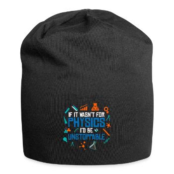 Physik - Jersey-Beanie - Schwarz - Vorne