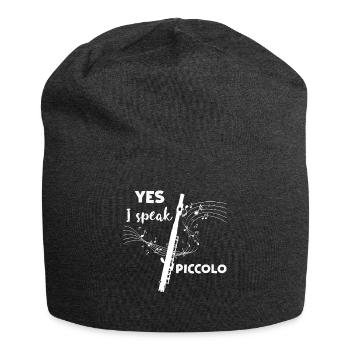 Piccolo - Piccolo T-Shirt - Piccoloist - Sheet Music - Jersey Beanie - charcoal grey - Front