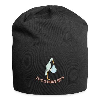 IT'SA BABY GIRL! - Jersey Beanie - black - Front