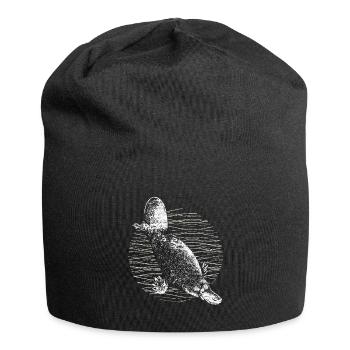 Platypus beaver - Jersey Beanie - black - Front