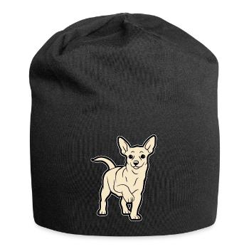 Chihuahua - Jersey Beanie - black - Front
