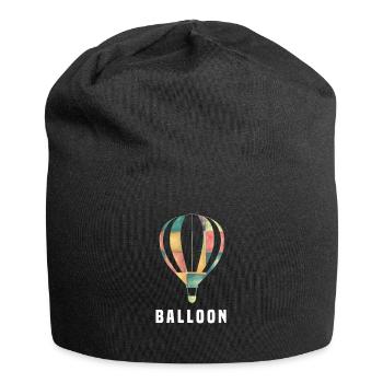 Hot air balloon - Jersey Beanie - black - Front