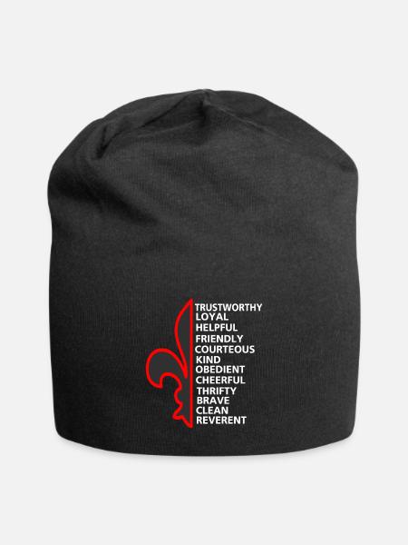 Pfadfinder, Scouts, Naturliebhaber - Tshirt - Jersey-Beanie - Schwarz