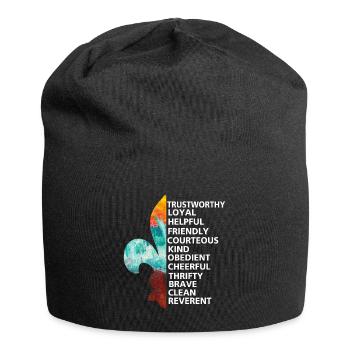 Pfadfinder, Scouts, Naturliebhaber - Tshirt - Jersey-Beanie - Schwarz - Vorne