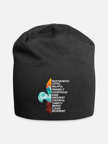 Scouts, Scouts, Nature Lovers - Tshirt - Jersey Beanie - black