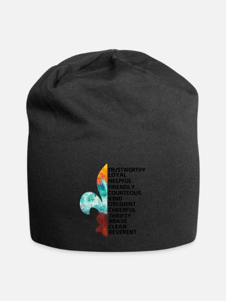 Scouts, Scouts, Nature Lovers - Tshirt - Jersey Beanie - black