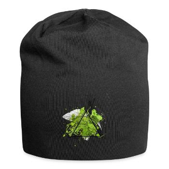 Hopfen Gerste Malz Craft Bier Hobbybrauer - Jersey-Beanie - Schwarz - Vorne