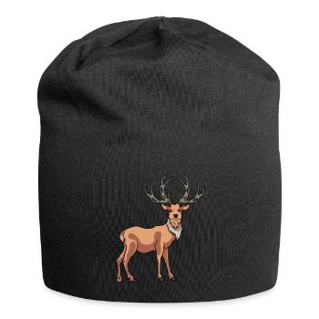 Epic Deer Red Deer Antler Wild - Jersey Beanie - black - Front