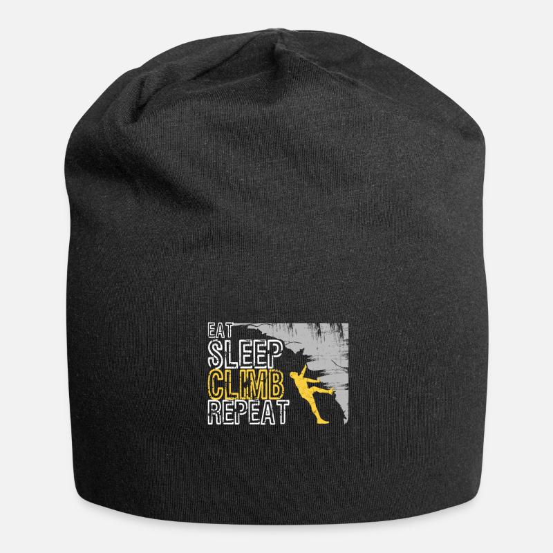 Klettern - Jersey-Beanie - Schwarz