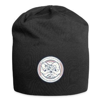 PILLEN | Lustiger Spruch Hände Tabletten - Jersey-Beanie - Schwarz - Vorne