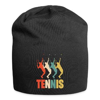 Tennis Retro Vintage Supplément Cadeau - Bonnet en jersey - noir - Devant