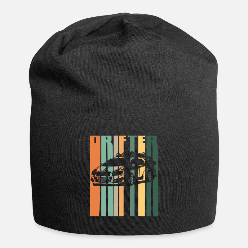 Drifter Auto Drifting Car - Jersey Beanie - black