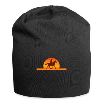 Équitation - Bonnet en jersey - noir - Devant