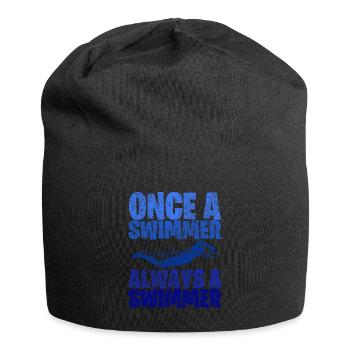 Bad See Ozean Schwimmen Geschenk - Jersey-Beanie - Schwarz - Vorne
