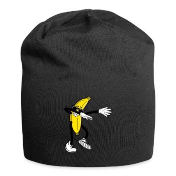 Banana Dab Dabbing Banana Gift - Jersey Beanie - black - Front