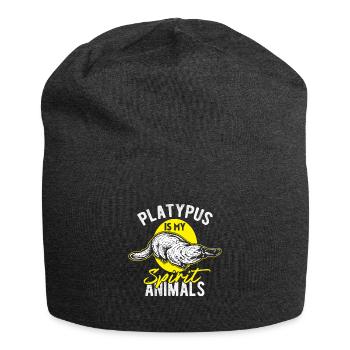 Platypus Is My Spirit Animals Giftidea - Bonnet en jersey - charbon - Devant