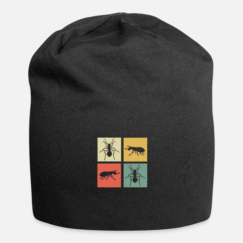 ant - Jersey Beanie - black