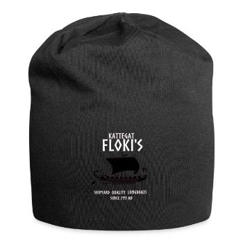 Viking Kattegat Floki T-Shirt für Viking-Liebhaber - Jersey-Beanie - Schwarz - Vorne