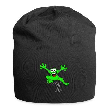 grenouille - Bonnet en jersey - noir - Devant