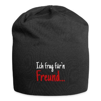 I ask for friend humor funny saying gift - Jersey Beanie - black - Front