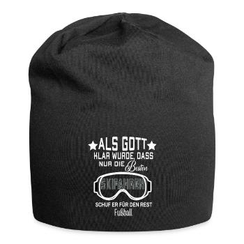 God wurde klar nur die besten fahren Ski - Jersey-Beanie - Schwarz - Vorne