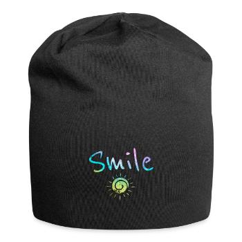 Festival soleil rire plaisir été danser cadeau - Bonnet en jersey - noir - Devant