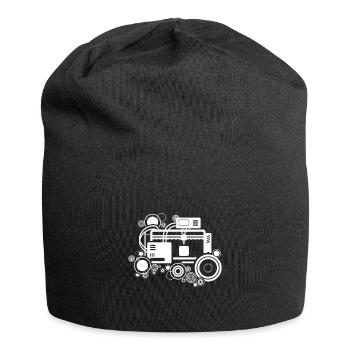 3D Printing Gift Funny Saying 3D Print - Jersey Beanie - black - Front