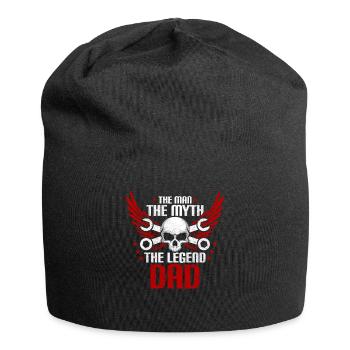 The Man The Legend Dad - Jersey-Beanie - Schwarz - Vorne