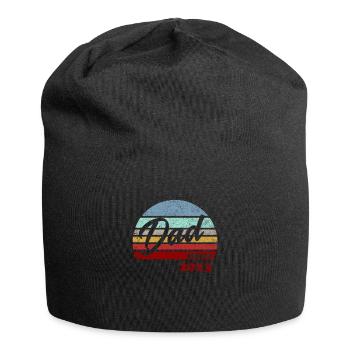 Papa cadeau de naissance idée cadeau 2013 bébé papa - Bonnet en jersey - noir - Devant