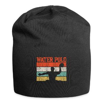 Water Polo Retro Water Polo Sport Swimmer - Jersey Beanie - black - Front
