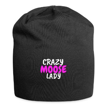 Elch - Jersey-Beanie - Schwarz - Vorne