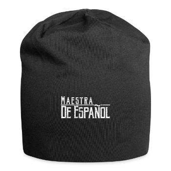 Spanish teacher Maestra De Espanyol - Jersey Beanie - black - Front