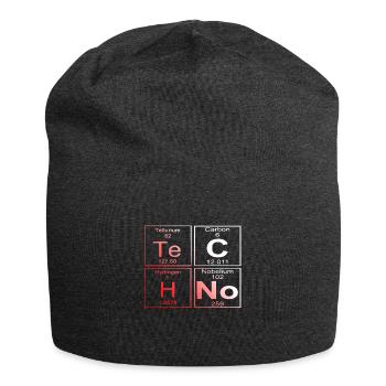 Techno Elemente T-Shirt Periodensystem der Element - Jersey-Beanie - Anthrazit - Vorne