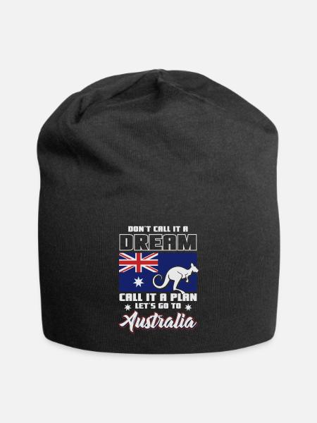 Australien Dream Country - Jersey-Beanie - Schwarz