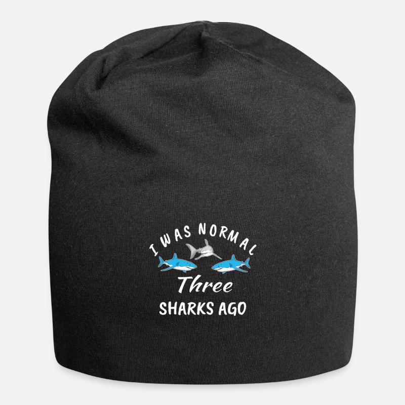 Hai - Jersey-Beanie - Schwarz