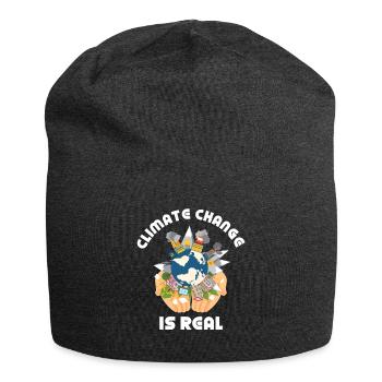 Climate change environmentalists - Jersey Beanie - charcoal grey - Front