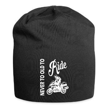 Never to Old to Ride - Jersey-Beanie - Schwarz - Vorne
