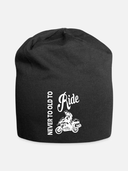 Never to Old to Ride - Jersey-Beanie - Schwarz