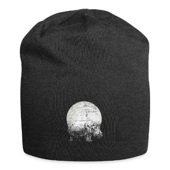 Hippo - Jersey Beanie - charcoal grey - Front