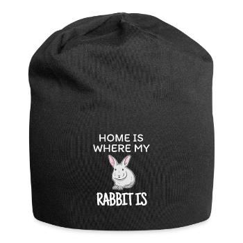 lièvre - Bonnet en jersey - noir - Devant