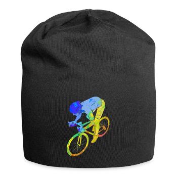 Bicycle Road Bike Cycling Sport Fitness - Jersey Beanie - black - Front