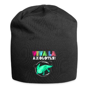 Axolotl Reptile Salamandre Aquarium Kawaii Lurch - Bonnet en jersey - noir - Devant