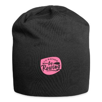 Ruderer Ruderboot Ruderteam Ruderin Rudern - Jersey-Beanie - Schwarz - Vorne