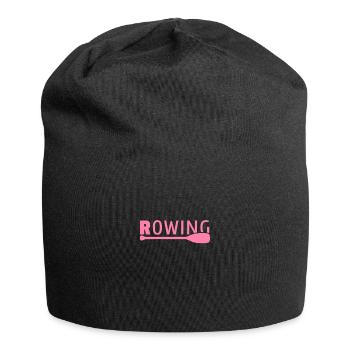 Ruderteam Ruderboot Ruderer Ruderin Rudern - Jersey-Beanie - Schwarz - Vorne