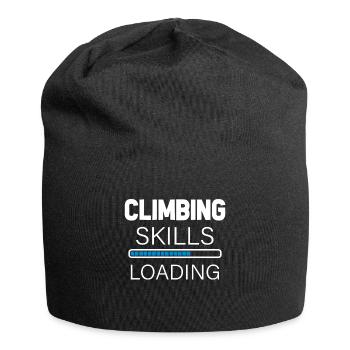 Bergsteigen Klettern - Jersey-Beanie - Schwarz - Vorne