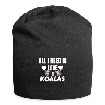 koala - Bonnet en jersey - noir - Devant