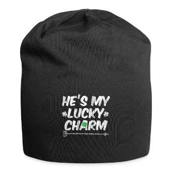 St Patrick Shamrock Irlande - Bonnet en jersey - noir - Devant