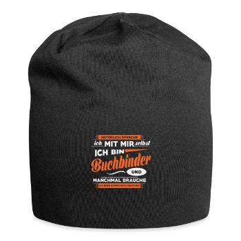 Bookbinder, Funny, Gift, Occupation, Job, Quote - Jersey Beanie - black - Front