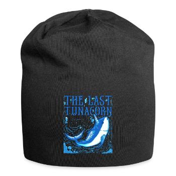 Thon licorne jeu de mots Drôle de sort cadeau - Bonnet en jersey - noir - Devant